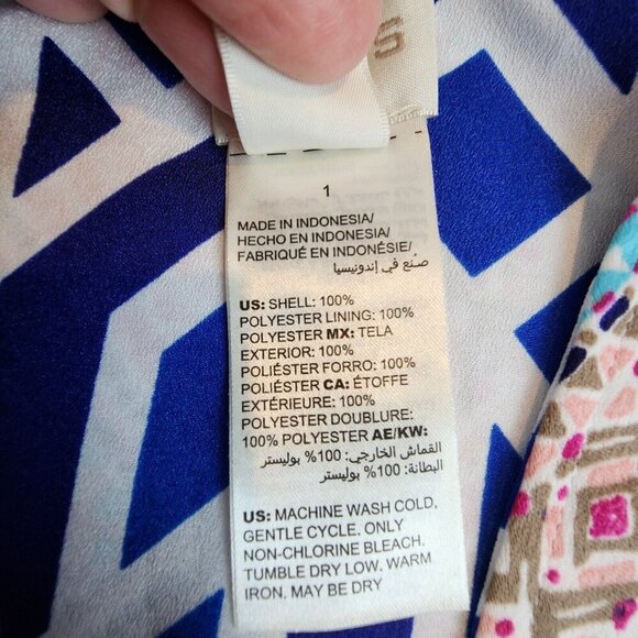 Chico's Reversible Mykonos Medallion Kimono Jacket Topper Size 1 Women Boho Md/8 - Picture 4 of 11